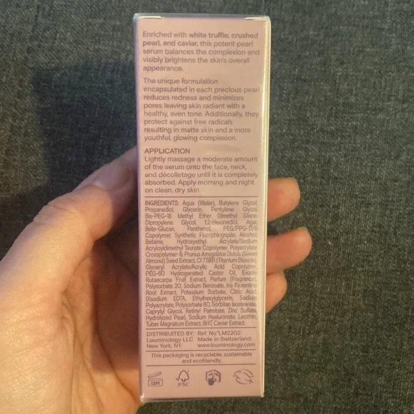 Louminology Precious Pearl Illuminating caviar pearl serum